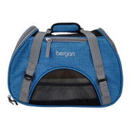 Bergan Pet Dog and Cat Carrier Blue with Grey Trim