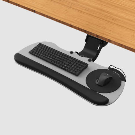 Keyboard Tray Solutions for a Desk That's Giving You Lip - Human Solution