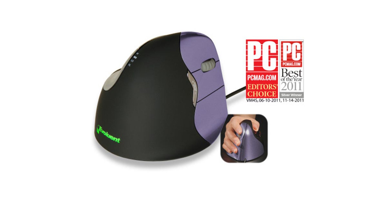 Evoluent VM4SW ワイヤレスマウス Evoluent VerticalMouse 4 Small Wireless