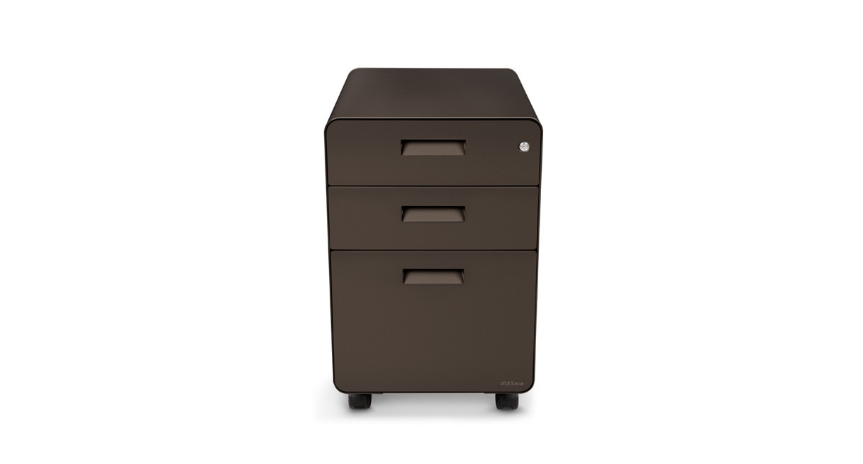 3-Drawer Square File Cabinet