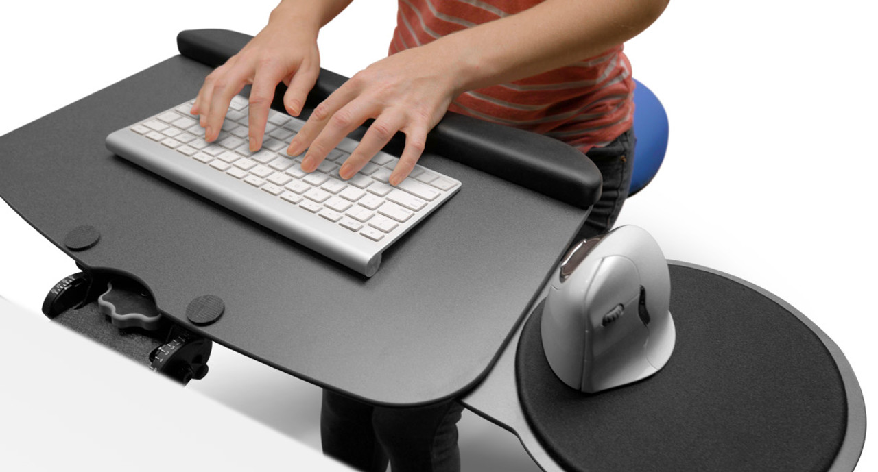 Keyboard Tray Solutions for a Desk That's Giving You Lip - Human Solution