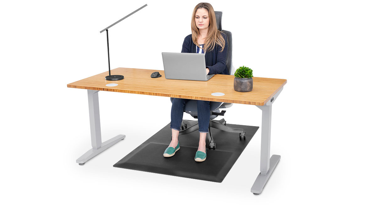 Chair Mat with Standing Cushion by UPLIFT Desk