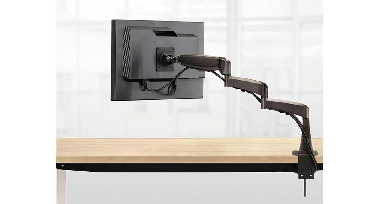 Workrite Poise LCD Monitor Arm Extended Reach Shop Monitor Arms