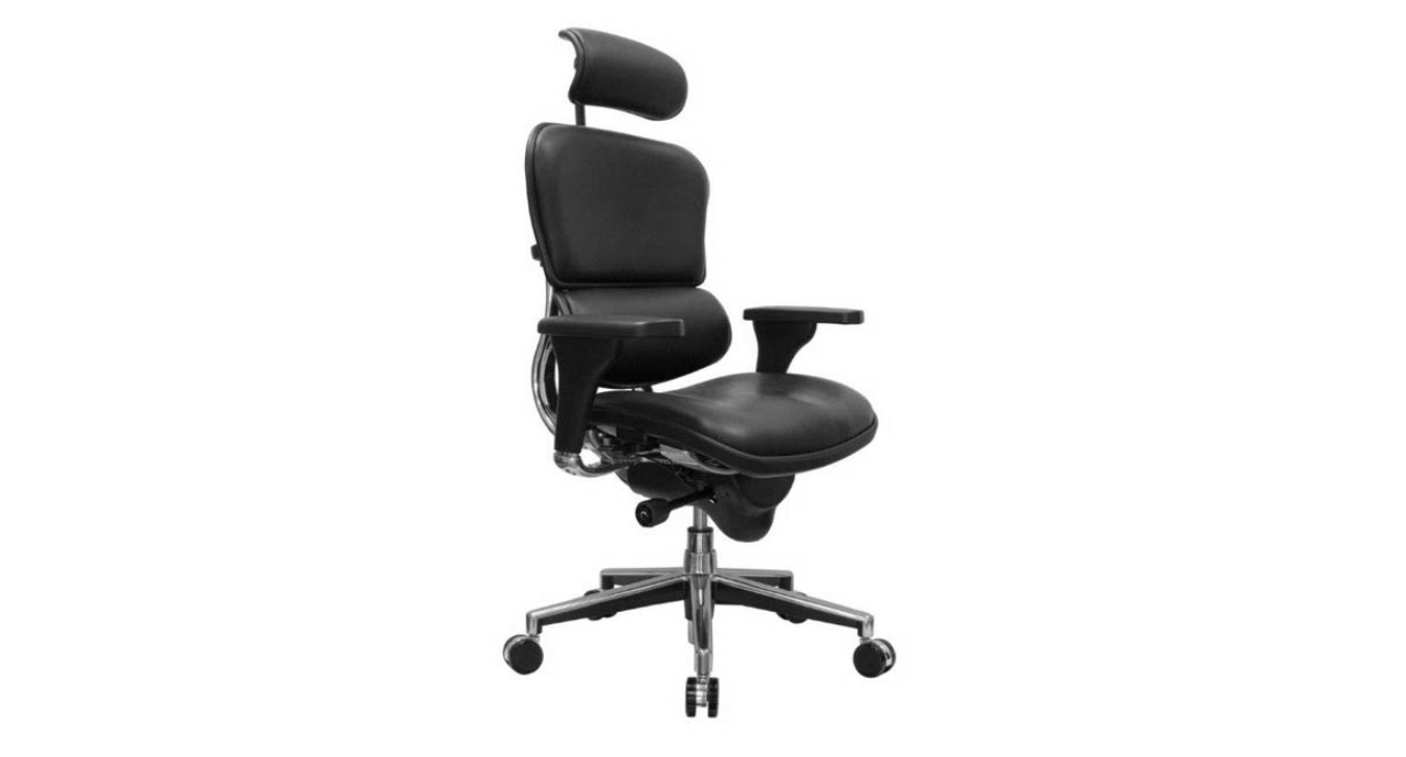 raynor ergohuman leather chair with headrest le9erg