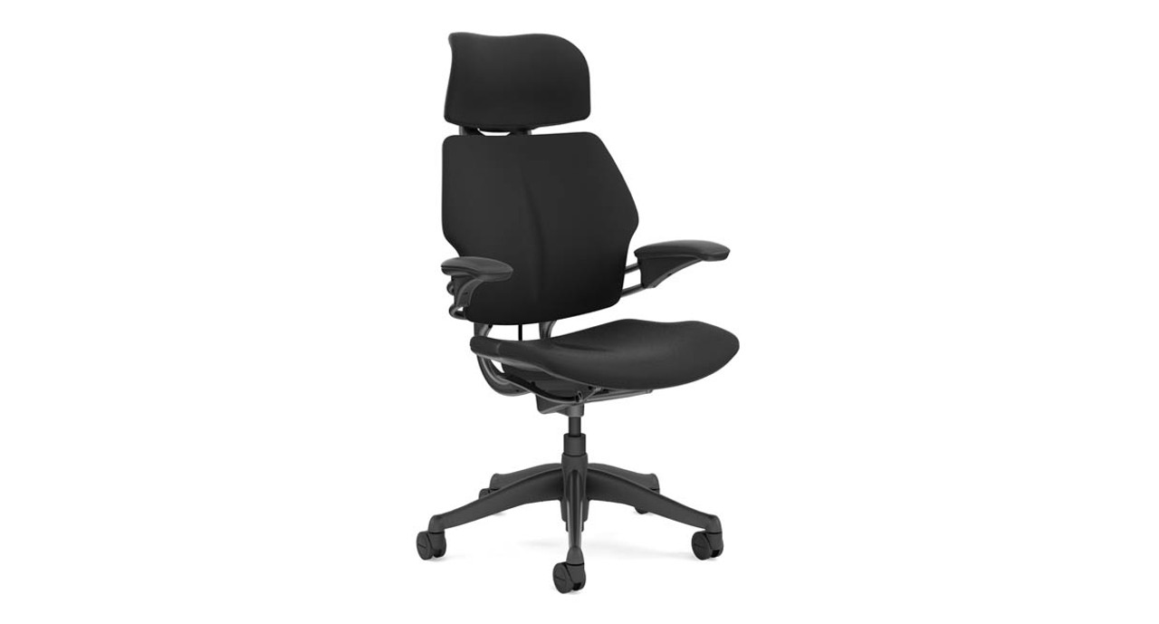 humanscale freedom chair with headrest f211gcf10