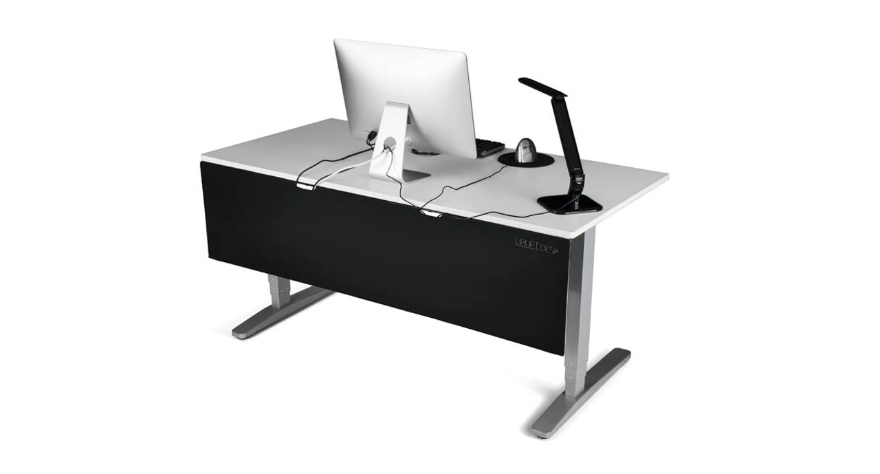 Modesty Panel with Wire Management by UPLIFT Desk 