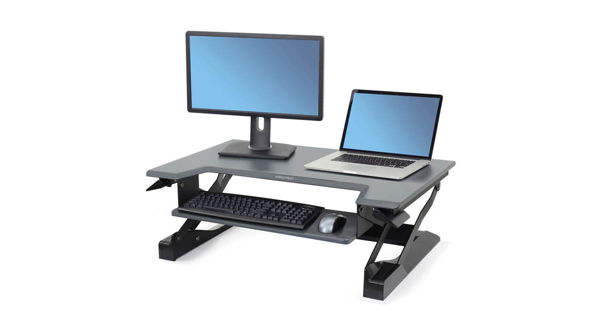 Ergotron WorkFit T Sit-Stand Desktop Workstation - Thumbnail 5