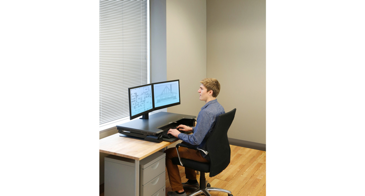 Standing Desk Converter  WorkFit-TL Sit-Stand Workstation