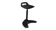 The E7 Stool by UPLIFT Desk allows users the ability to perch at their sit-stand workstations