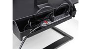 Built-in cable management on the back makes tucking away cords easier than ever