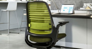 LiveBack Technology allows you to customize the chair's lumbar support, just slide the support higher or lower