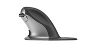 The Penguin Vertical Mouse - Wireless Large feature an ambidextrous design with central "bow-tie" switch