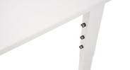 Keep cords out of the way by adhering them directly to your desk frame