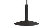 A wide base keeps the stool stable and upright for perching at any angle