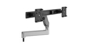 The M10 Dual Monitor Arm will hold up 48 lb