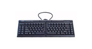 Boasts 9" of separation, allowing you to adjust the keyboard to fit your body type