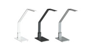 Clean, contemporary design allows the light to fit into a wide range of spaces as a freestanding or rail-mounted task light