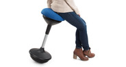 The UPLIFT Motion encourages healthy postures such as active core engagement and an open hip angle.