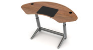 Desktop surface made with natural wood veneers and is constructed in the USA