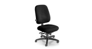 Mild saddle-contoured seat cushion on the Office Master Paramount Value PT78 Chair