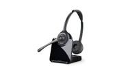 The Plantronics CS520 Wireless Headset features DECT technology that provides clearer audio and eliminates WiFi interference