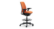 Easy-to-adjust back tension lets you move from upright to reclined positions quickly