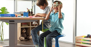 Permission to Fidget: Wobble, Tilt, and Sit Comfortably on the Kids Active Stool by UPLIFT Desk