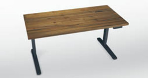 Chic in Teak: Reclaimed Wood for Your UPLIFT Standing Desk