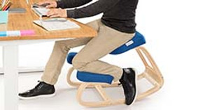 Work in the Perfect Posture for Your Back on the Ergonomic Kneeling Chair by UPLIFT Desk