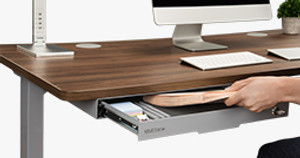 Storage Just Got Skinnier with the Slim Under Desk Storage Drawer