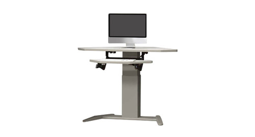 Custom-made electric desk is ideal for a variety of workstations Custom-made electric desk is ideal for a variety of workstations