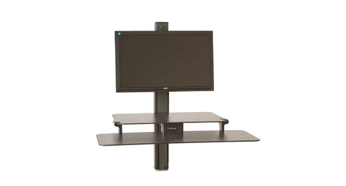 24” x 16” work surface with a 32” x 13” keyboard tray 24” x 16” work surface with a 32” x 13” keyboard tray