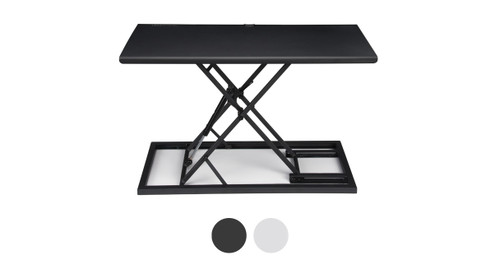 Custom Desk Spotlight - UPLIFT 950 L-Shaped Standing Desk in Pine! - Human  Solution