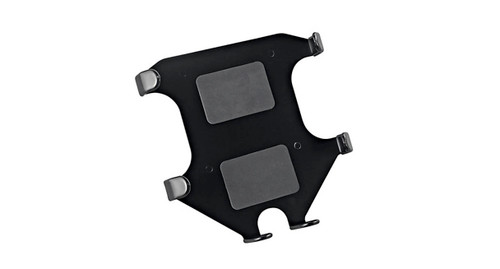 Anti-slip pads and rubber braces hold tablet securely Anti-slip pads and rubber braces hold tablet securely