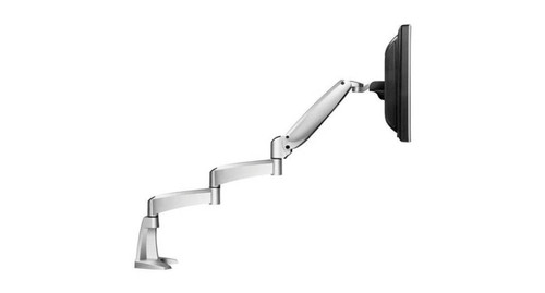 The Workrite Poise LCD Monitor Arm Extended Reach makes it possible for technology to adjust to the user rather than forcing the user to adjust to the technology
