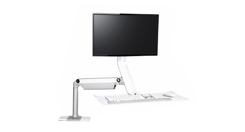 Humanscale QuickStand Lite QSLSWG Sitz-Steh-Halterung 2 Monitore