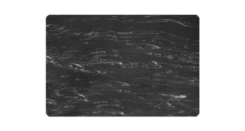 Marble top constructed of heavy duty rubber for long life Marble top constructed of heavy duty rubber for long life