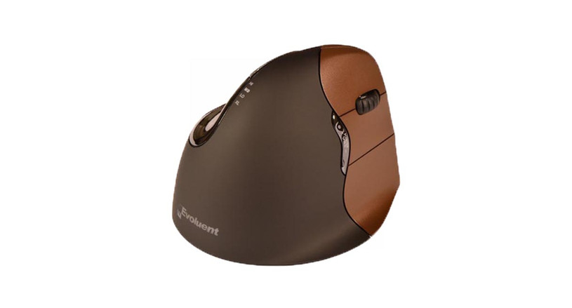 Six programmable buttons give users more versatility with the Evoluent Vertical Mouse 4: Small Right Hand Wireless Mouse VM4SW