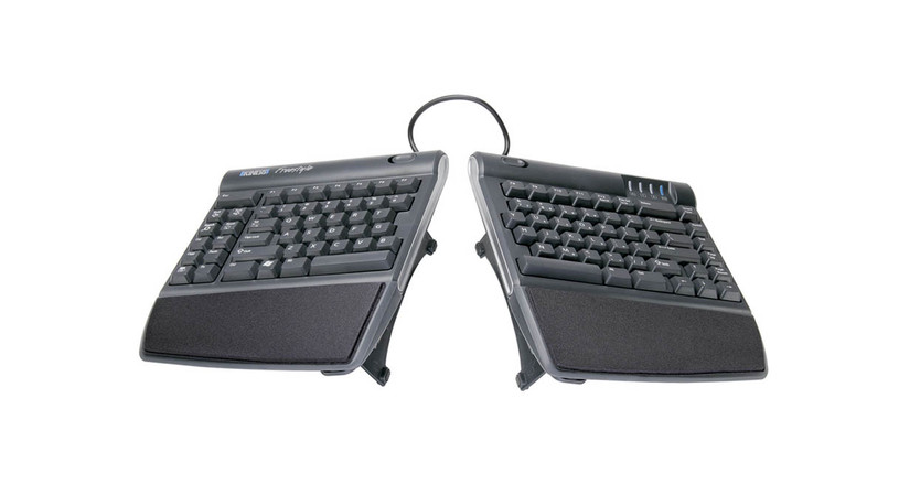 Alter the slope of your Freestyle2 keyboard to position your wrists and forearms comfortably