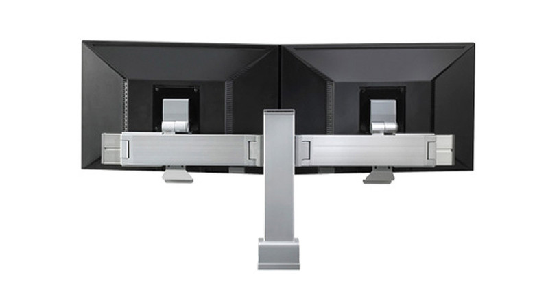 Monitor arm makes it possible for technology to adjust to the user rather than forcing the user to adjust to the technology