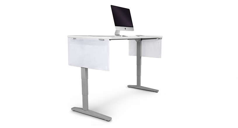 Modesty Panel with Wire Management