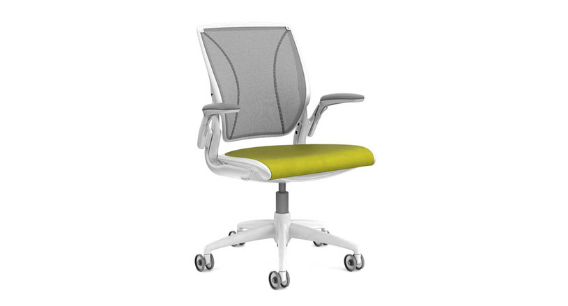 The Humanscale Diffrient World Chair with Fabric Seat is the perfect blend of breathability and support in a single seat