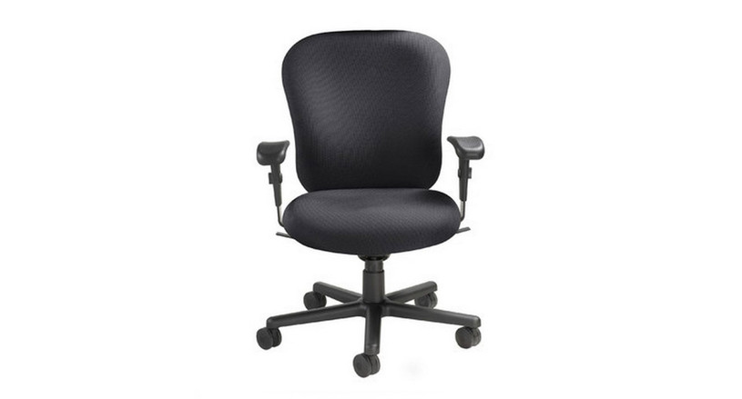 Contoured back offers exceptional ergonomic support