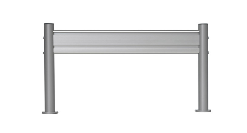 SlatRail clamps directly to surfaces 1/2" to 1 3/4" thick