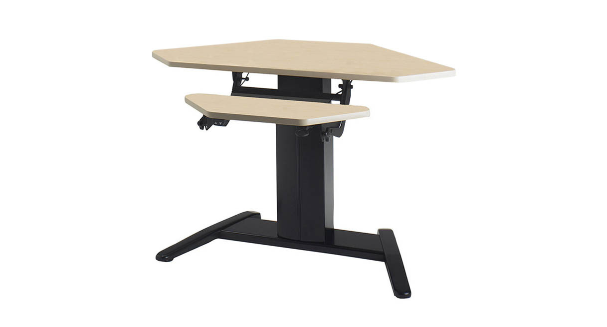 vivo electric height adjustable standing desk converter