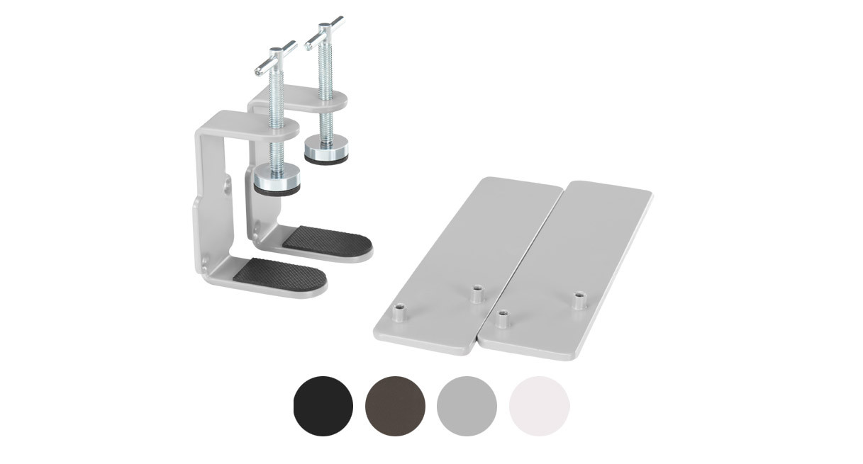 Acoustic Privacy Panel Mounting Hardware UPLIFT Desk