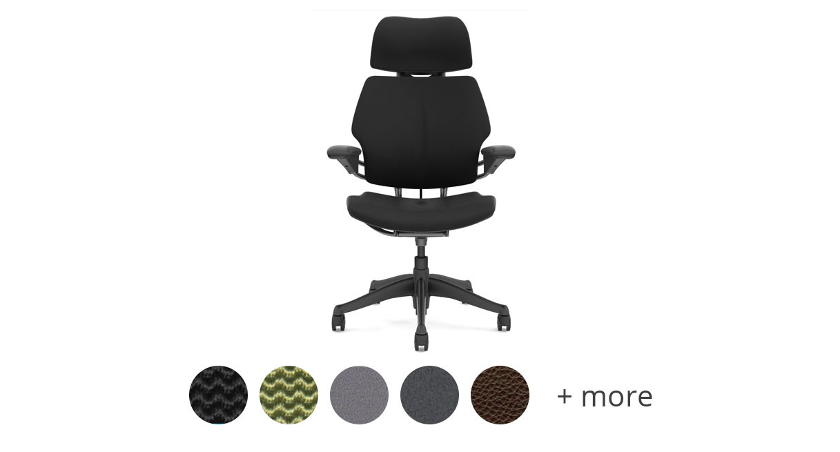 humanscale freedom chair with headrest