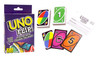 FD2506 Uno Flip
$2.20 plus GST
Flip the deck and change the game!! A new spin on the all time classic, Uno!  Same great game but with a twist!  Gather the family round for hours of fun and entertainment!  Great for all ages.  Card size 5.7 x 8.6cm.  New product.
Product Info: a complete deck of Uno Flip cards.  Uno Flip plays like regular Uno, except there are two sides to the deck of cards: a “light” side and a “dark” side.  You start playing with the “light side”, but whenever someone plays a FLIP card, everything gets flipped over…now everyone must play off the “dark side” of the cards.