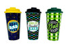 FD2561 Premium Travel Mug
$3.30 plus GST
If you need your coffee to go, then this gift is for you!  It’s the perfect reusable keep cup!  Height of mug 18cm.  400mL capacity.  New design.
Product Info: a plastic travel mug with screw top lid available in 3 designs, green: “Best Dad Ever”, navy: “Best Dad Ever” and black: “World’s Greatest Dad”.
