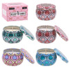 MD2607 Deluxe Tin Candle

$3.70 plus GST

Our Deluxe Tin Candles are simply gorgeous, smell delicious and create the perfect ambience.  Available in 4 gorgeous designs/scents: coconut, vanilla, orange, ocean.  Product measures 7.5 x 4.5cm.  120g.  New designs.

Product Info: a candle in a printed tin available in 4 different designs and scents: coconut, vanilla, orange, ocean.